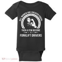 Forklift Driver For Women Forklift Driver Baby Bodysuit thumb 0