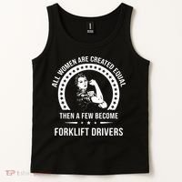 Forklift Driver For Women Forklift Driver Tank Top thumb 2