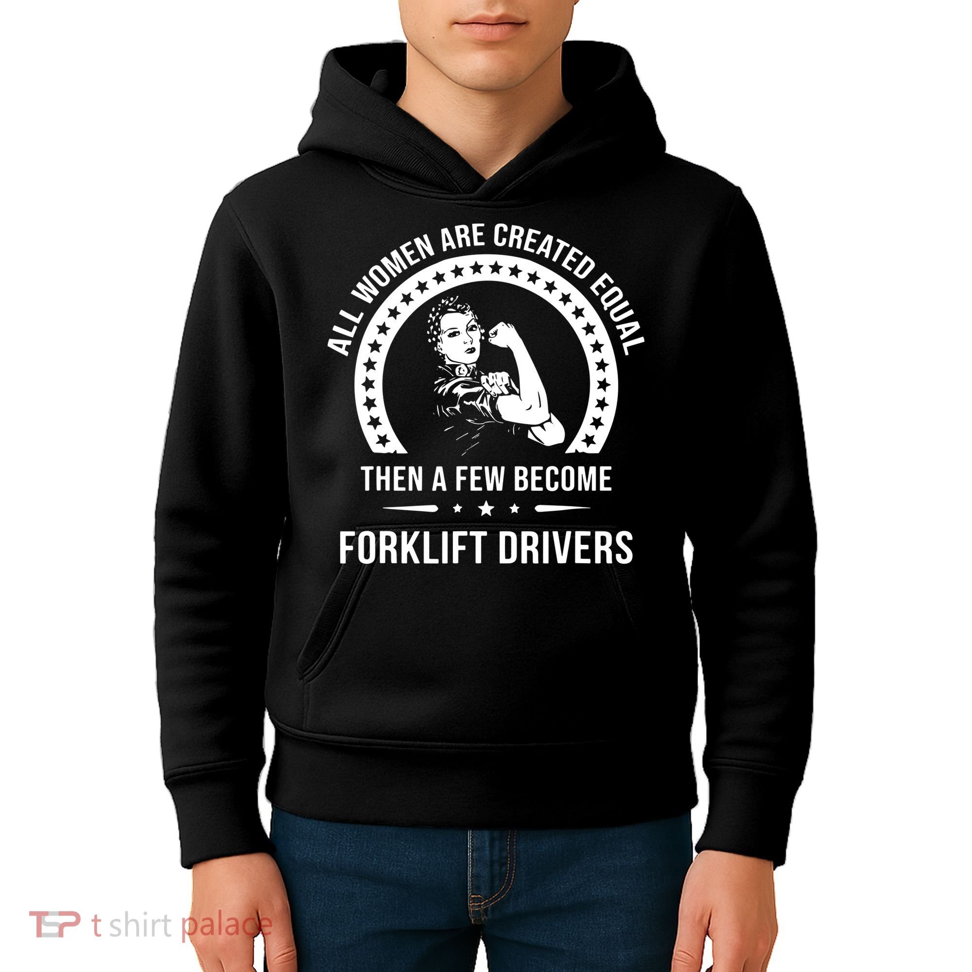 Forklift Driver For Women Forklift Driver Kids Hoodie