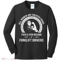 Forklift Driver For Women Forklift Driver Kids Long Sleeve Shirt thumb 0