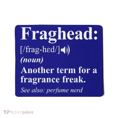 Fraghead Definition Fragrance Lover Gift Cool Gift Mousepad