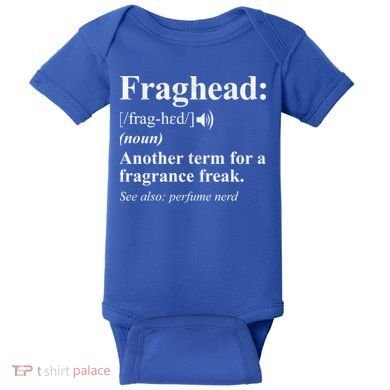 Fraghead Definition Fragrance Lover Gift Cool Gift Baby Bodysuit