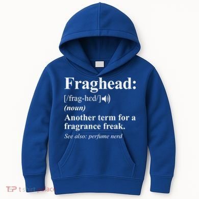 Fraghead Definition Fragrance Lover Gift Cool Gift Kids Hoodie