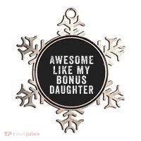Fathers Day From Stepdaughter Awesome Like My Daughter Ornament thumb 0