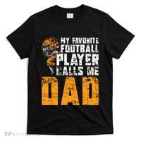 Fathers Day Football Player Dad American Sport Football T-Shirt thumb 0