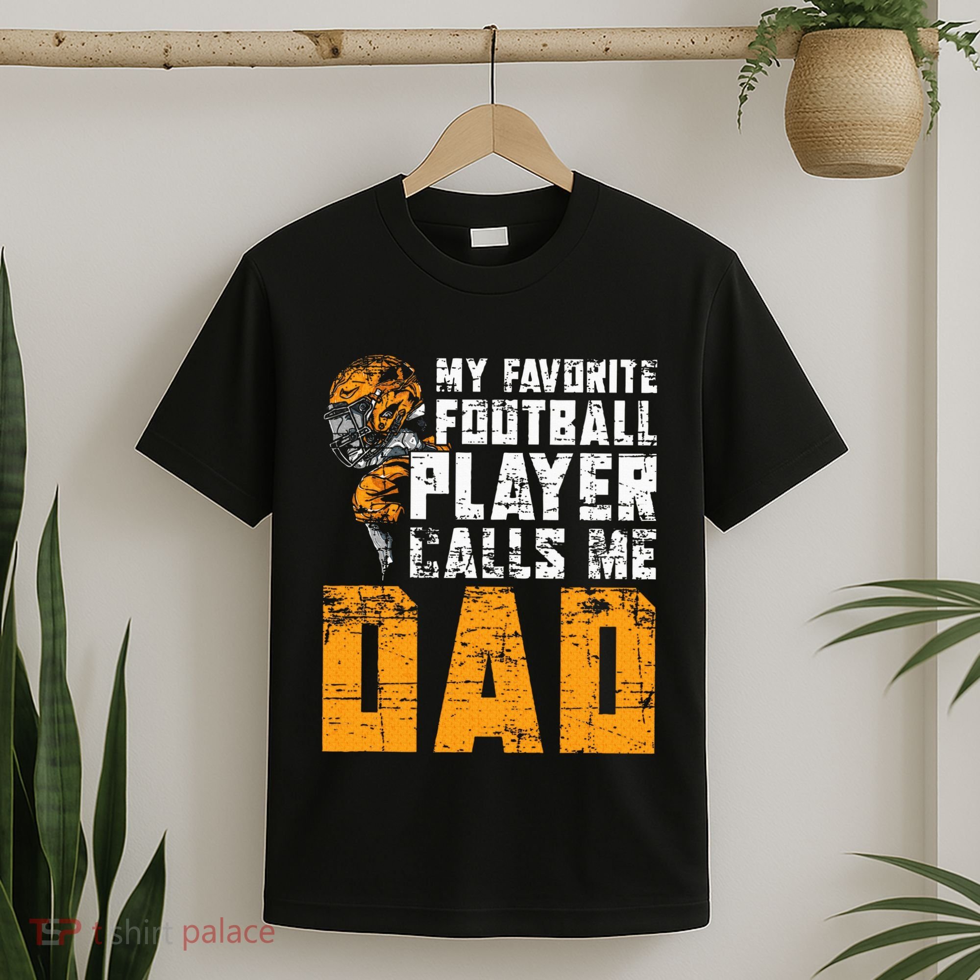Fathers Day Football Player Dad American Sport Football T-Shirt