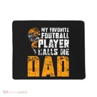 Fathers Day Football Player Dad American Sport Football Mousepad thumb 0