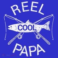 Father's Day Funny Fishing Reel Cool Papa Dad Gift T-Shirt thumb 7
