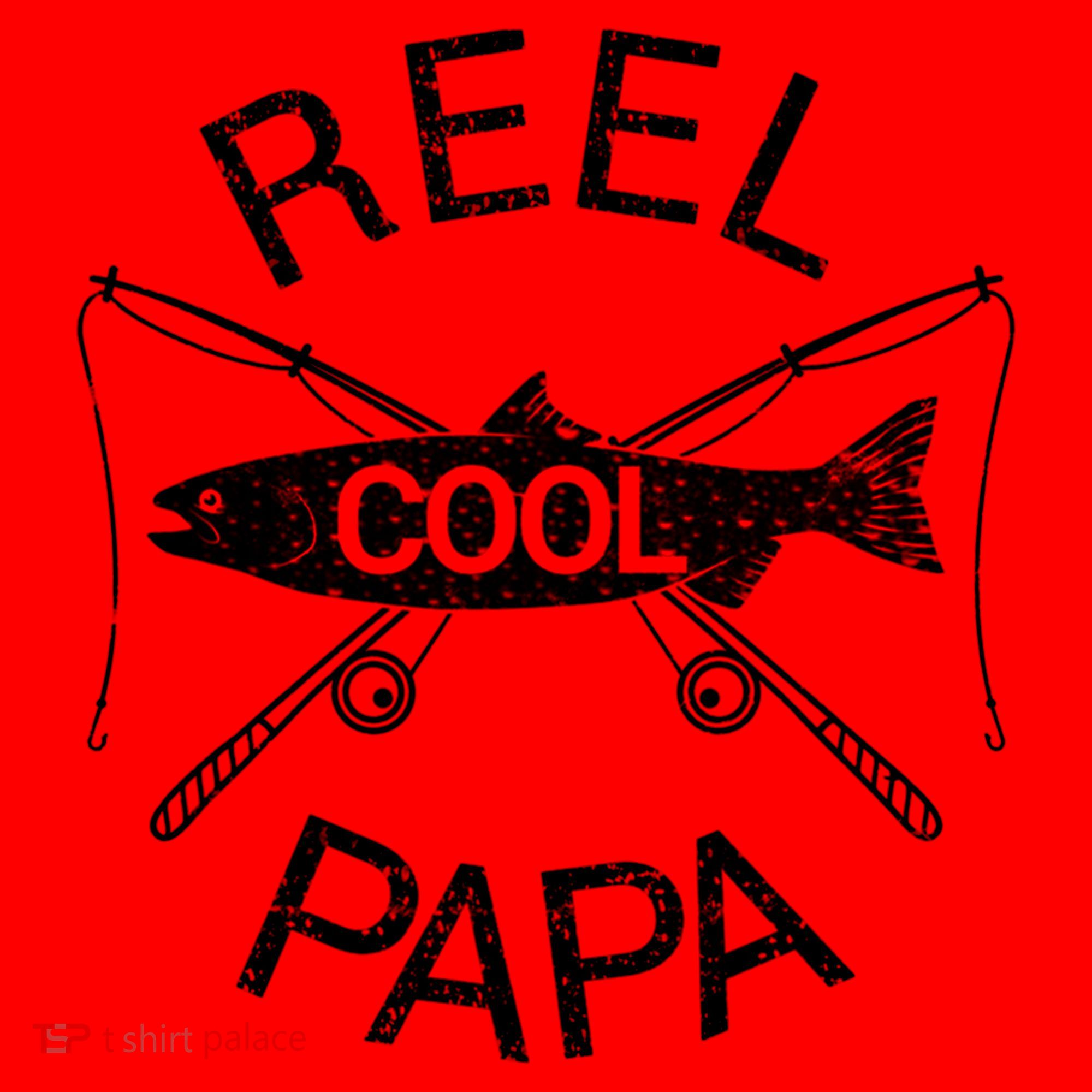 Father's Day Funny Fishing Reel Cool Papa Dad Gift Santa Hat