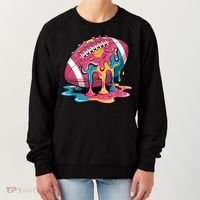Football Drip For Lineman WR QB RB Ice Cream Sprinkles Women's Sweatshirt thumb 0