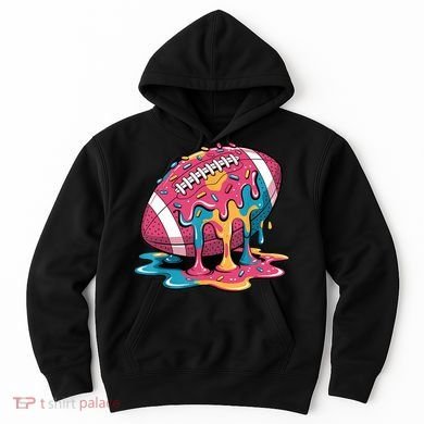 Football Drip For Lineman WR QB RB Ice Cream Sprinkles Hoodie