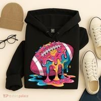 Football Drip For Lineman WR QB RB Ice Cream Sprinkles Hoodie thumb 4