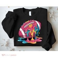Football Drip For Lineman WR QB RB Ice Cream Sprinkles Sweatshirt thumb 2