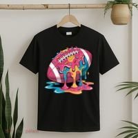 Football Drip For Lineman WR QB RB Ice Cream Sprinkles T-Shirt thumb 2