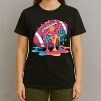 Football Drip For Lineman WR QB RB Ice Cream Sprinkles T-Shirt thumb 4
