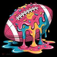 Football Drip For Lineman WR QB RB Ice Cream Sprinkles Coffee Mug thumb 5