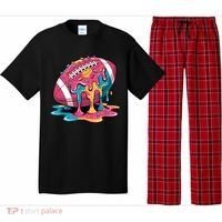 Football Drip For Lineman WR QB RB Ice Cream Sprinkles Pajama Set thumb 0