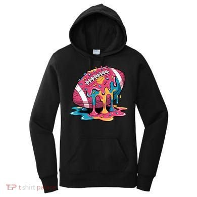 Football Drip For Lineman WR QB RB Ice Cream Sprinkles Women's Hoodie