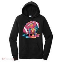 Football Drip For Lineman WR QB RB Ice Cream Sprinkles Women's Hoodie thumb 0