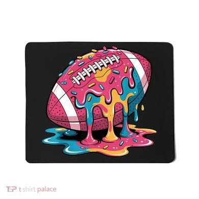 Football Drip For Lineman WR QB RB Ice Cream Sprinkles Mousepad