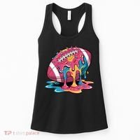 Football Drip For Lineman WR QB RB Ice Cream Sprinkles Women's Tank Top thumb 0