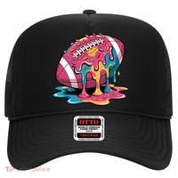 Football Drip For Lineman WR QB RB Ice Cream Sprinkles Hat thumb 0