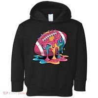 Football Drip For Lineman WR QB RB Ice Cream Sprinkles Toddler Hoodie thumb 0