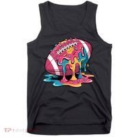 Football Drip For Lineman WR QB RB Ice Cream Sprinkles Tank Top thumb 0