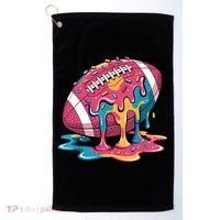 Football Drip For Lineman WR QB RB Ice Cream Sprinkles Golf Towel thumb 0