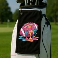 Football Drip For Lineman WR QB RB Ice Cream Sprinkles Golf Towel thumb 2