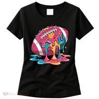 Football Drip For Lineman WR QB RB Ice Cream Sprinkles Women's T-Shirt thumb 0