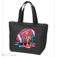 Football Drip For Lineman WR QB RB Ice Cream Sprinkles Tote Bag thumb 3