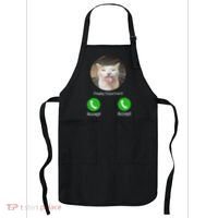 Freaky Department Funny Cat Meme Apron thumb 0