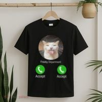 Freaky Department Funny Cat Meme T-Shirt thumb 2