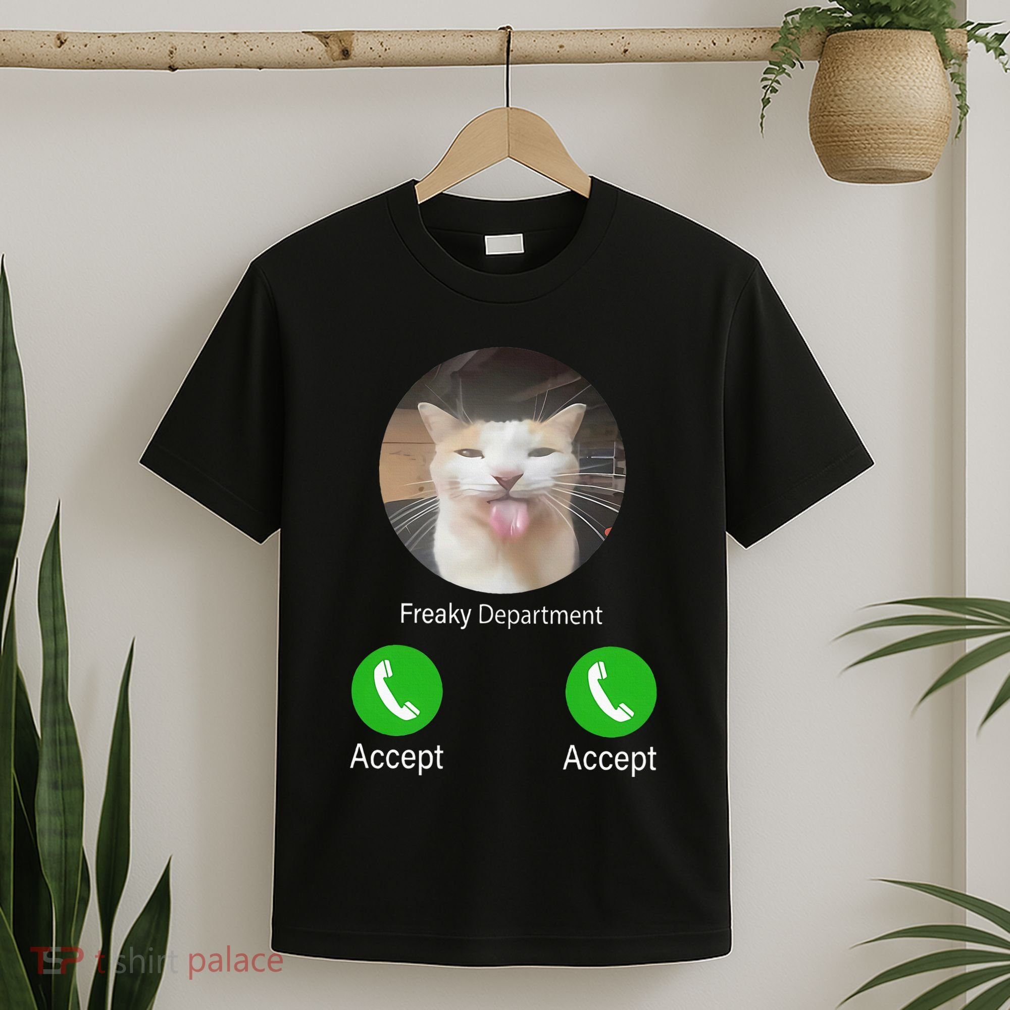 Freaky Department Funny Cat Meme T-Shirt