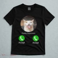 Freaky Department Funny Cat Meme T-Shirt thumb 5