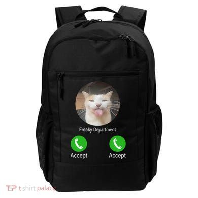 Freaky Department Funny Cat Meme Backpack