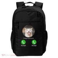 Freaky Department Funny Cat Meme Backpack thumb 0