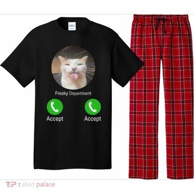 Freaky Department Funny Cat Meme Pajama Set