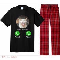 Freaky Department Funny Cat Meme Pajama Set thumb 0