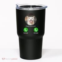 Freaky Department Funny Cat Meme Tumbler thumb 0