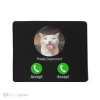 Freaky Department Funny Cat Meme Mousepad thumb 0