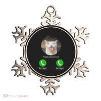 Freaky Department Funny Cat Meme Ornament thumb 0