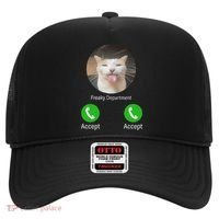 Freaky Department Funny Cat Meme Hat thumb 0