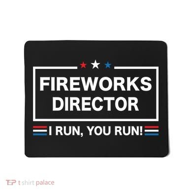Fireworks Director Mousepad