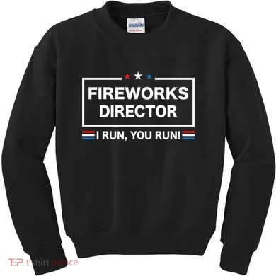 Fireworks Director Kids Sweatshirt