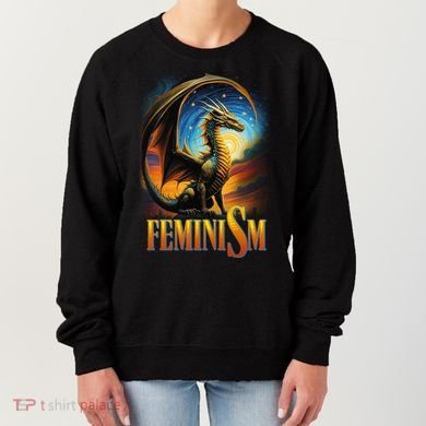 Feminism Dragon Fantasy Women's Sweatshirt