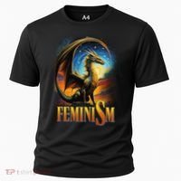 Feminism Dragon Fantasy Cooling Performance Crew T-Shirt thumb 0