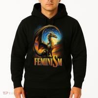 Feminism Dragon Fantasy Hoodie thumb 2