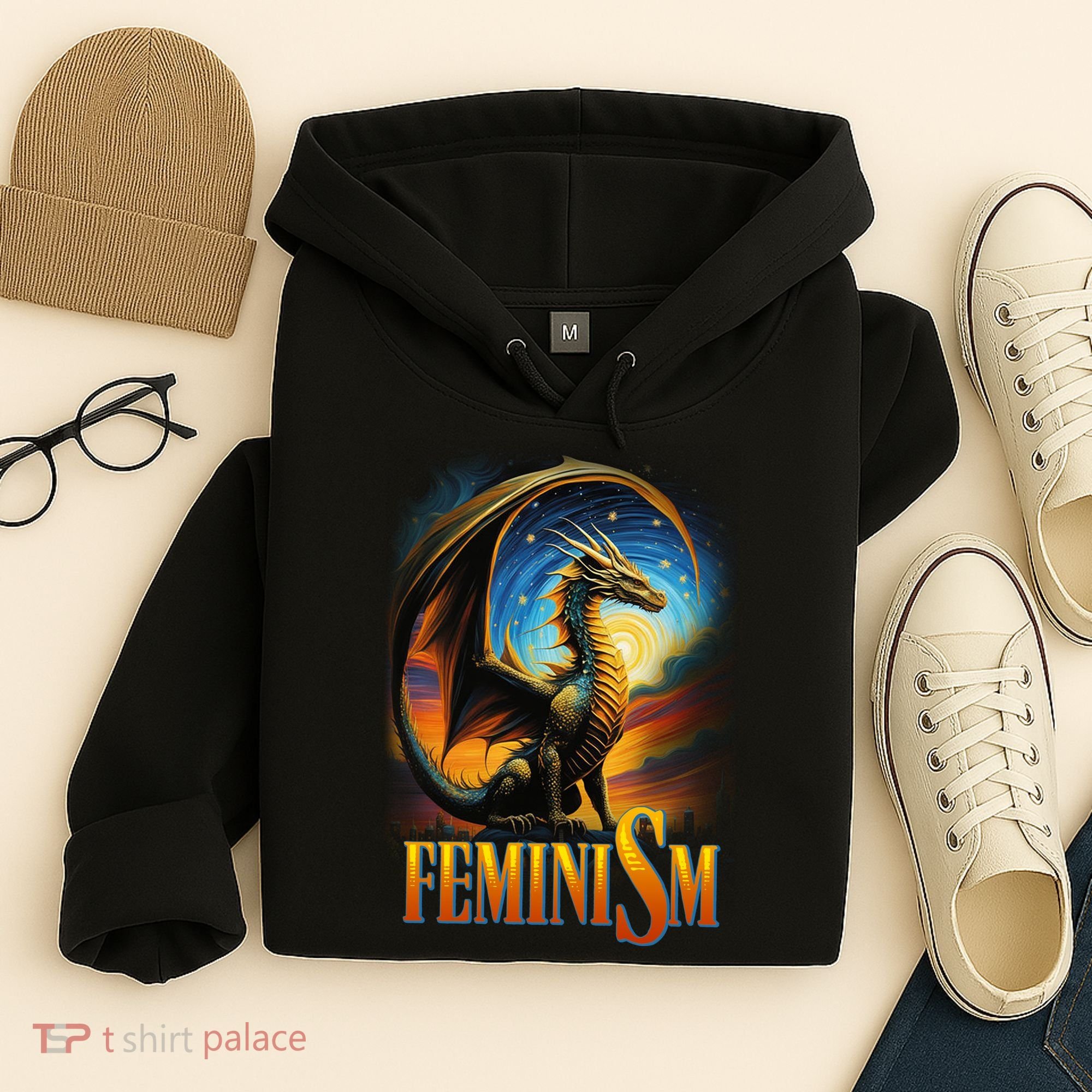 Feminism Dragon Fantasy Hoodie
